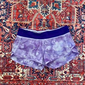 Lululemon tiedye swiftly shorts